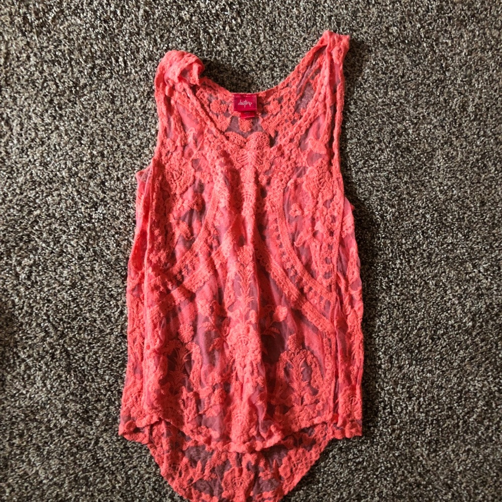 Lace tank top